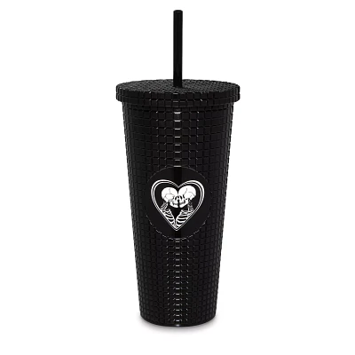 Skeleton Couple Cup with Straw - 20 oz.