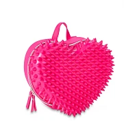 Pink Spiked Heart Mini Backpack