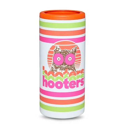Hooters Striped Can Koozie - 12 oz.
