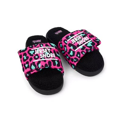 Jersey Shore Cheetah Slides