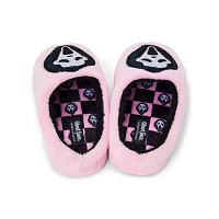 Rhinestone Ghost Face Slippers