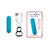 plusOne Vibrating Bullet Teal