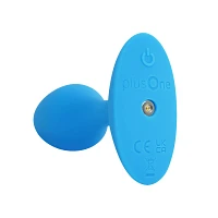 plusOne Vibrating Plug Blue