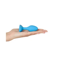 plusOne Vibrating Plug Blue