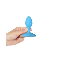 plusOne Vibrating Plug Blue