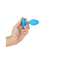 plusOne Vibrating Plug Blue