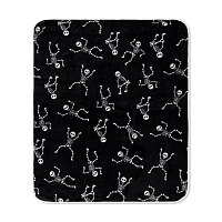 Chill Skeleton Reversible Fleece Blanket