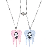 Ghost Face Bestfriend Necklaces Set