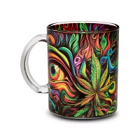 Trippy Eyes Glass Coffee Mug - 15 oz.