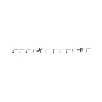 Multi-Pack Cross L-Bend Nose Pins 12 Pack - 20 Gauge