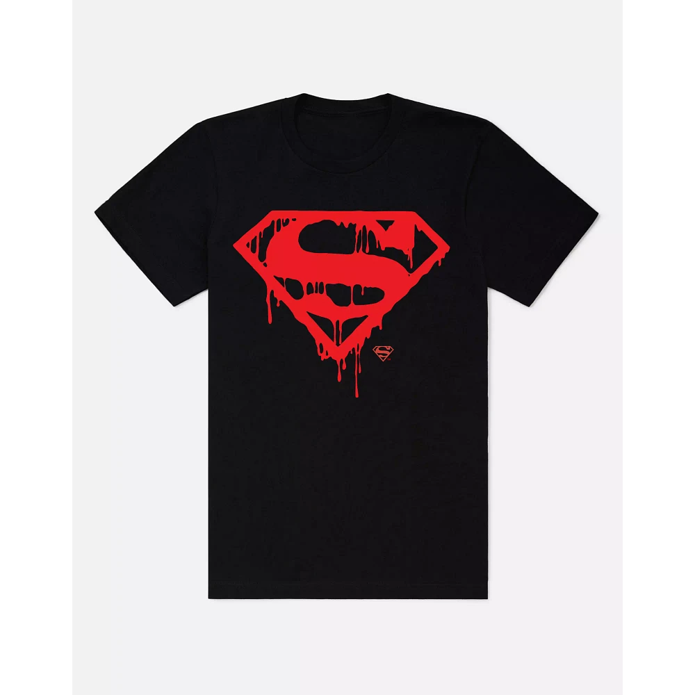 Superman Drip Logo T Shirt