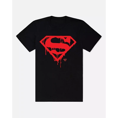 Superman Drip Logo T Shirt