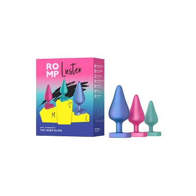 ROMP Luster Butt Plug Set - 3 Pack