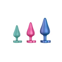 ROMP Luster Butt Plug Set - 3 Pack