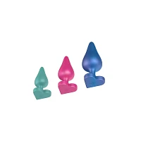 ROMP Luster Butt Plug Set - 3 Pack