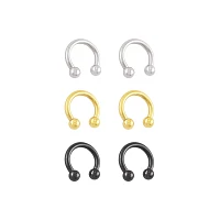Multi-Pack Plated Horseshoe Rings Pack