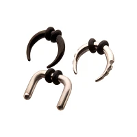 Multi-Pack Silvertone Black Clear Pinchers 3 Pack - 10 Gauge