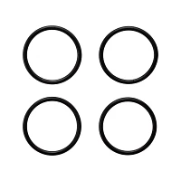 Multi-Pack Black Titanium Hinged Nose Hoops 4 Pack - 20 Gauges