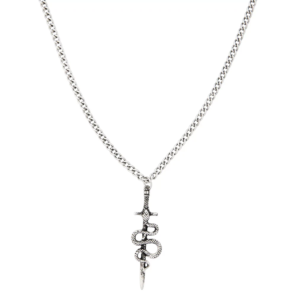 Snake Sword Chain Necklace