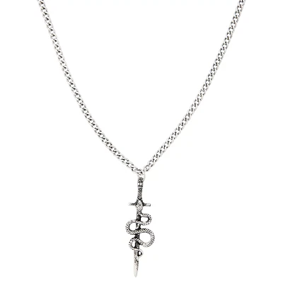 Snake Sword Chain Necklace