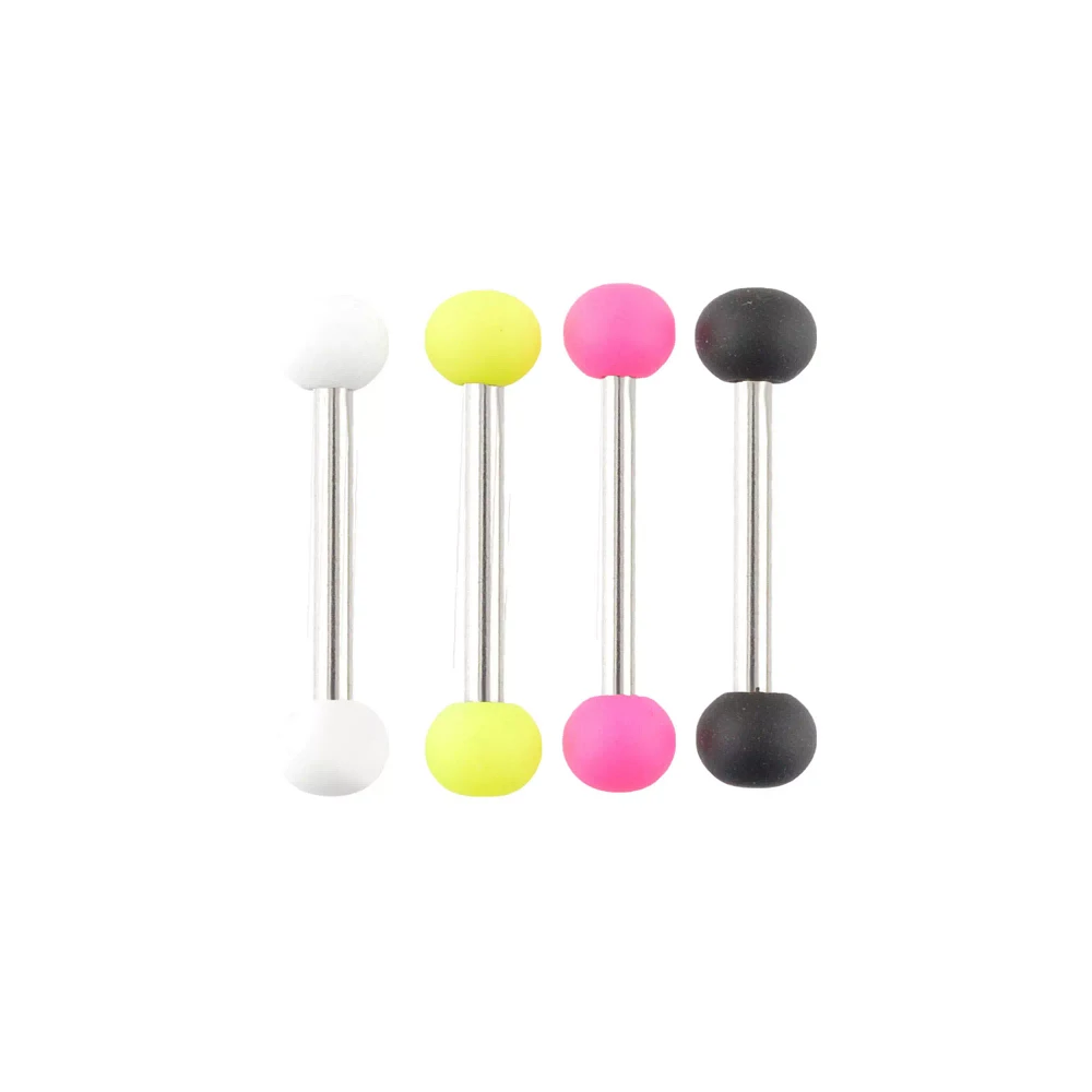 Multi-Pack G23 Titanium Matte Barbells 4 Pack - 14 Gauge