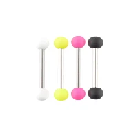 Multi-Pack G23 Titanium Matte Barbells 4 Pack - 14 Gauge