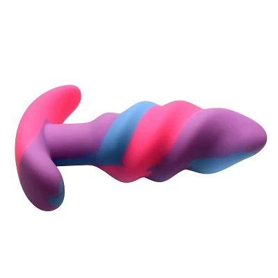 Creature Cocks Unicorn Swirl Butt Plug