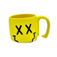 Smiley Face Half Handle Coffee Mug - 22 oz.