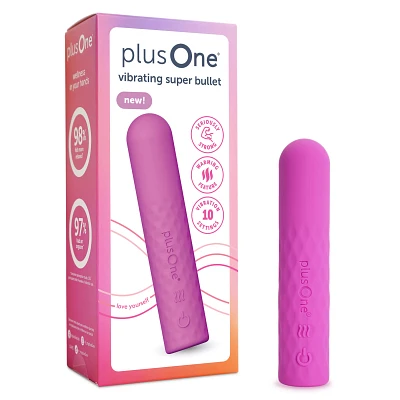 plusOne Vibrating Super Bullet Pink