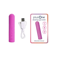 plusOne Vibrating Super Bullet Pink