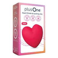 plusOne Heart Throb Air Pulsing Vibrator