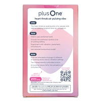 plusOne Heart Throb Air Pulsing Vibrator