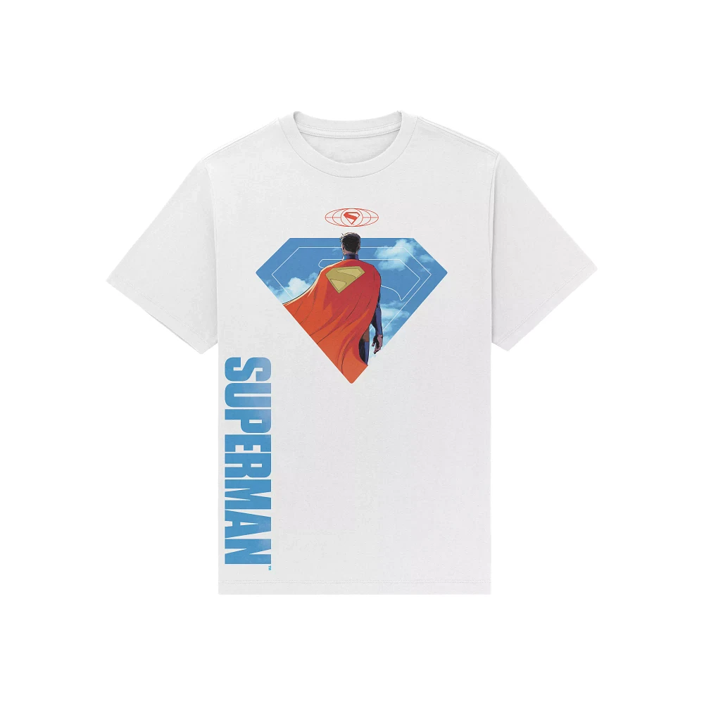 White Superman T Shirt - DC Comics