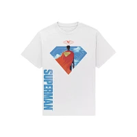 White Superman T Shirt - DC Comics