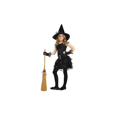 Kids Glitter Witch Costume