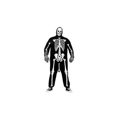 Adult Skeleboner Plus Size One Piece Costume