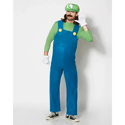 Adult Luigi Costume - Mario Bros