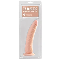 Basix Rubber Works Slim Dildo - 7 Inch