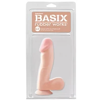 Basix Rubber Works Suction Cup Dildo - 6.5 Inch