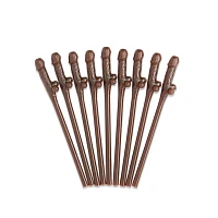 Brown Penis Straws 10 Pack