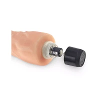 Real Feel No. 1 Multi Speed Waterproof Vibrator - 7.5 Inch Nude