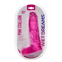 Wet Dreams Stallion Dildo - 6.5 Inch Pink