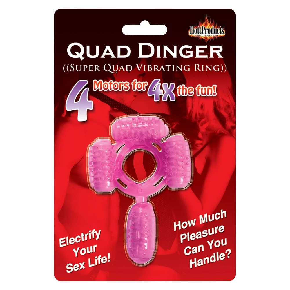 Quad Dinger Vibrating Cock Ring