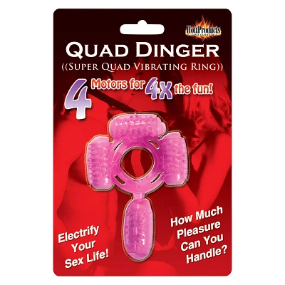 Quad Dinger Vibrating Cock Ring