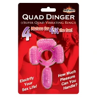 Quad Dinger Vibrating Cock Ring
