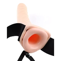 Hollow Strap On Dildo 8 Inch - Fetish Fantasy