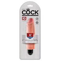 King Cock Vibrating Stiffy 6 Inch Vibrator