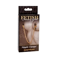 Goldtone Nipple Clamps - Fetish Fantasy