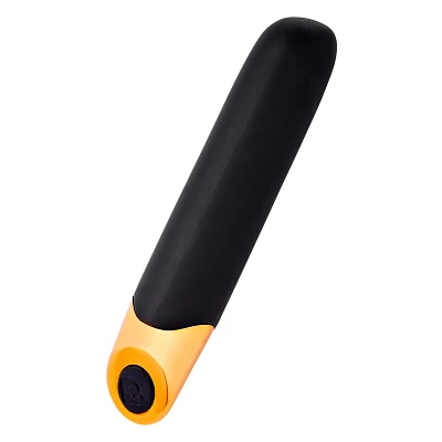 Black Chaiamo Waterproof Multi-Function Rechargeable Vibrator - 6.5 Inch