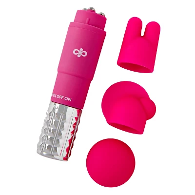 Rose Revitalize Waterproof Massager Kit - Pink